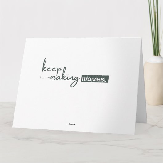 Sophisticated minimalist カード (裏面)