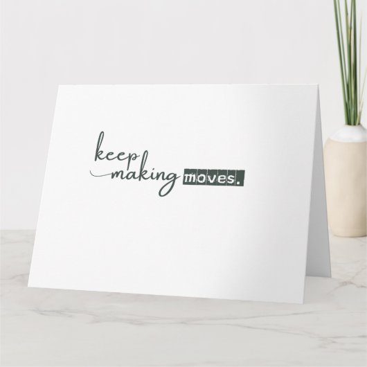 Sophisticated minimalist カード (正面)