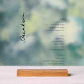 Sophisticated Minimalist Beverage Menu アクリルサイン (ニュートラル)