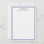 Sophisticated Minimalist Frame Note Card ノートカード (正面)
