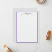 Sophisticated Minimalist Frame Note Card ノートカード (正面/裏面インサイチュ)