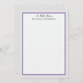 Sophisticated Minimalist Frame Note Card ノートカード (正面/裏面)