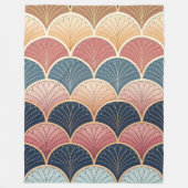 Sophisticated Modern Abstract Seamless Pattern フリースブランケット (正面)