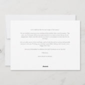 Sophisticated Modern Christmas Tree Photo Family シーズンカード (裏面)