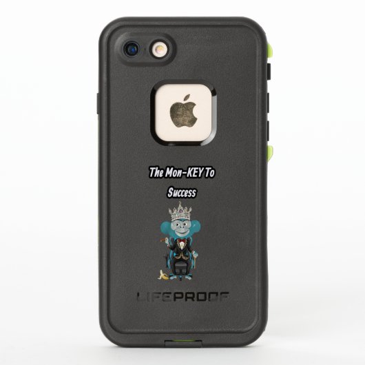 Sophisticated Monkey boss in tuxedo-Aesthetic LifeProof iPhoneケース (裏面)