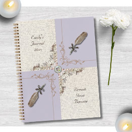 Sophisticated Pale Lavender Personal Journal ノートブック