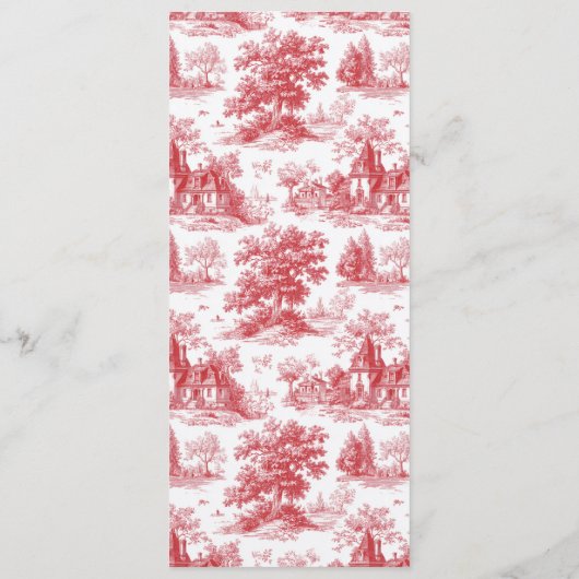 Sophisticated Peach Minimalist Menu メニュー (裏面)