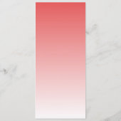 Sophisticated Pink Menu Template メニュー (裏面)