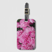 Sophisticated Pink Peony ラゲッジタグ (正面縦)