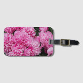Sophisticated Pink Peony ラゲッジタグ (正面横)