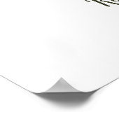 Sophisticated Red Floral Garland In Loving Memory  ポスター (角)