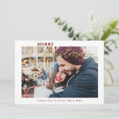 Sophisticated Simple Classic Calligraphy Photo セーブザデート (スタンド正面)