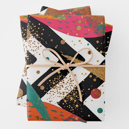 Sophisticated Souful Holiday Elegance ラッピングペーパーシート (インサイチュ)