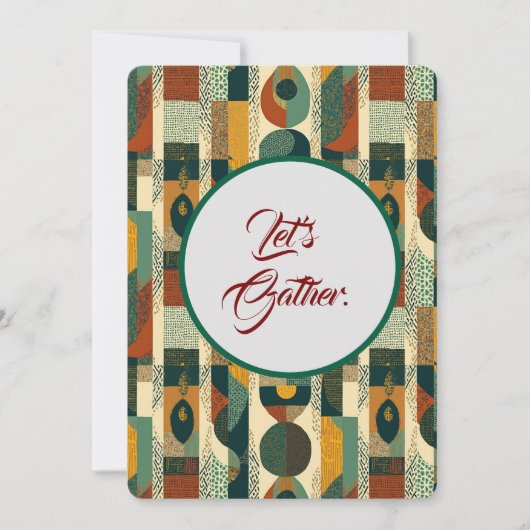 Sophisticated Soulful 招待状 (正面)