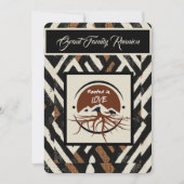 Sophisticated Soulful Family Reunion 招待状 (正面)