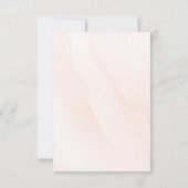 Sophisticated spring wedding with orange blossoms セーブザデート (裏面)