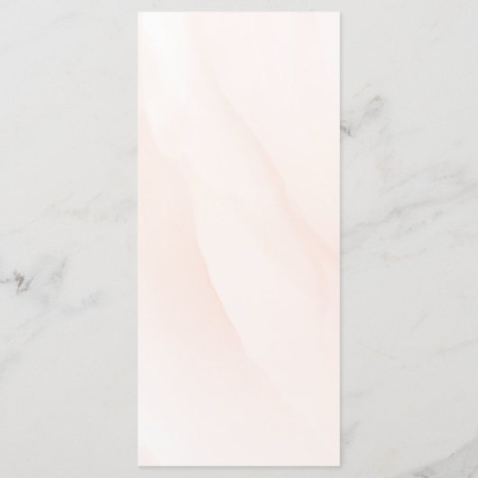 Sophisticated spring wedding with orange blossoms プログラム (裏面)