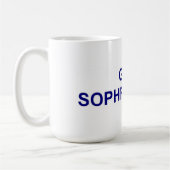 SOPHROSYNEのマグのギリシャの哲学のユーモア コーヒーマグカップ (左)