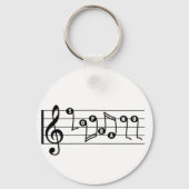 Soprano Singer Musical Keychain キーホルダー (正面)