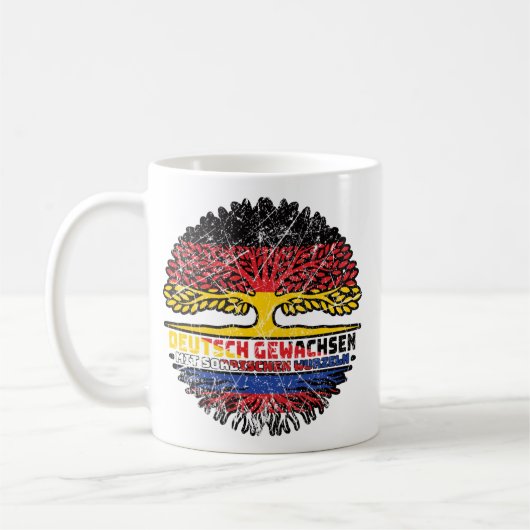 Sorben Sorbisch Deutsch Deutschland Baum Wurzel コーヒーマグカップ (左)