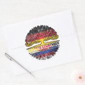 Sorben Sorbisch Deutsch Deutschland Baum Wurzel ラウンドシール (封筒)