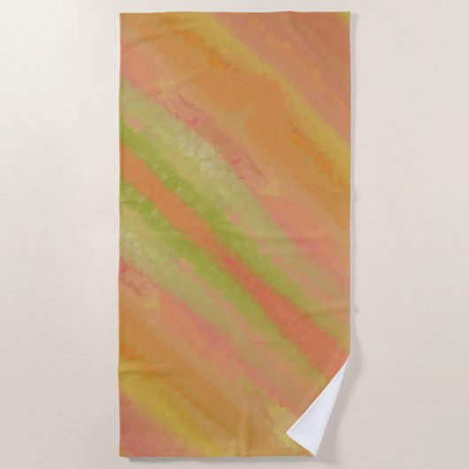 Sorbetは私のお気に入りの色 ビーチタオル (正面)