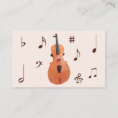 Sorbus Guitar Music Notes 名刺 (裏面)