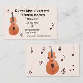 Sorbus Guitar Music Notes 名刺