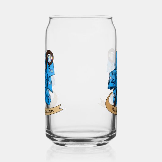 Sorcerer Dice Design ガラス缶 (右)