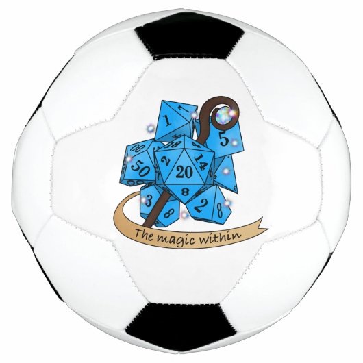 Sorcerer Dice Design サッカーボール (正面)