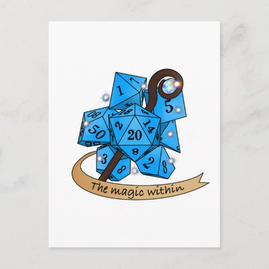 Sorcerer Dice Design シーズンポストカード (正面)