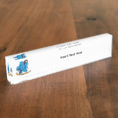 Sorcerer Dice Design デスクネームプレート (側面)