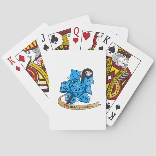 Sorcerer Dice Design トランプ (裏面)