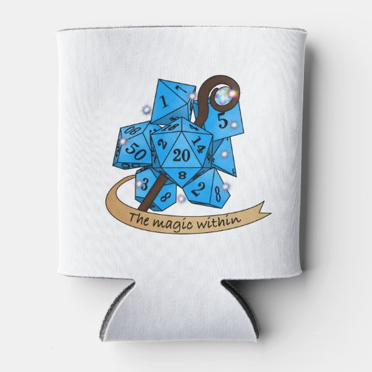 Sorcerer Dice Design 缶クーラー (正面)