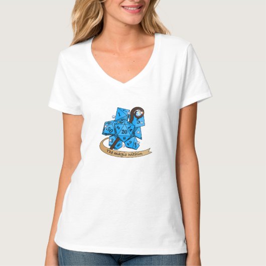 Sorcerer Dice Design Tシャツ (正面)