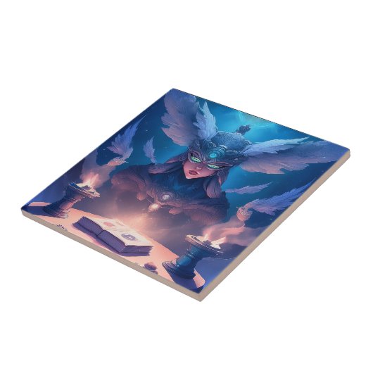 Sorceress  Getting Ready To Cast Spell タイル (側面)