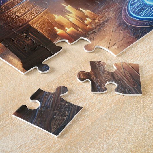 Sorceress Mystical Library Ancient Magic & Secrets ジグソーパズル (側面)