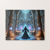 Sorceress Mystical Library Ancient Magic & Secrets ジグソーパズル (横)