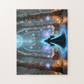 Sorceress Mystical Library Ancient Magic & Secrets ジグソーパズル (縦)