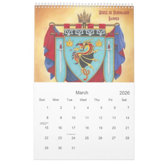 Sorcery: Contested Realms Arthurian Legends カレンダー (3月 2026)