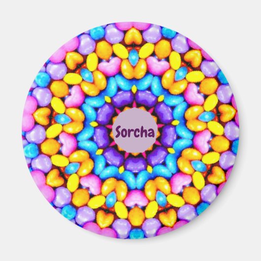 SORCHA ~ オリジナルイースター フラクタルデザイン ~ マグネット (正面)