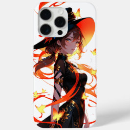 🔥 Sorcière Anime & Papillons de Feu 🦋 iPhone 15 Pro Maxケース