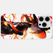🔥 Sorcière Anime & Papillons de Feu 🦋 Case-Mate iPhoneケース (裏面 (横))