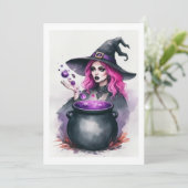 sorciere cheveux rose 招待状 (スタンド正面)