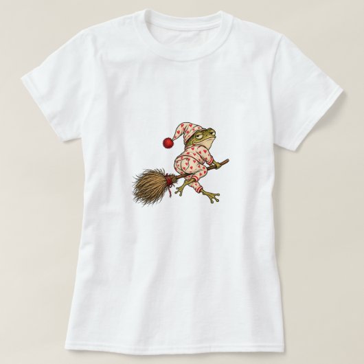 SORCIERE GRENOUILLE FUNNY FROG Tシャツ (デザイン正面)
