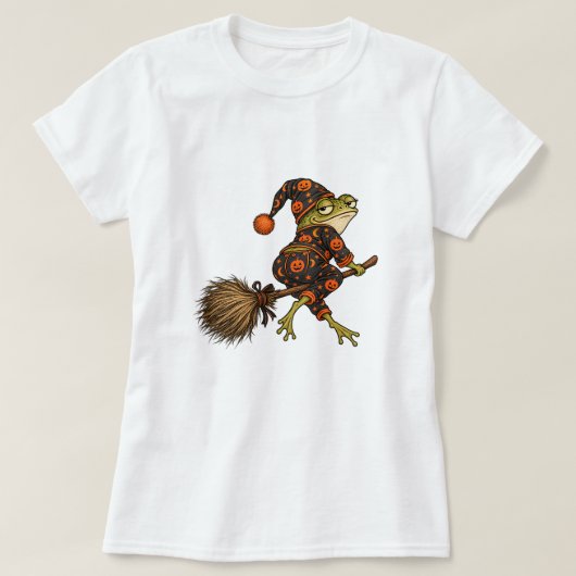 SORCIERE GRENOUILLE FUNNY FROG Tシャツ (デザイン正面)