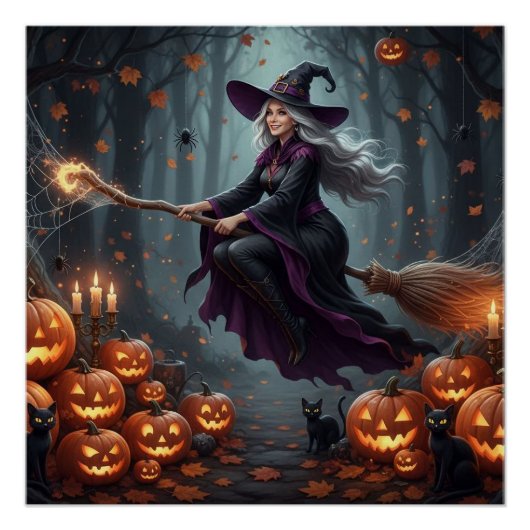 Sorcière volante magique ポスター (正面)