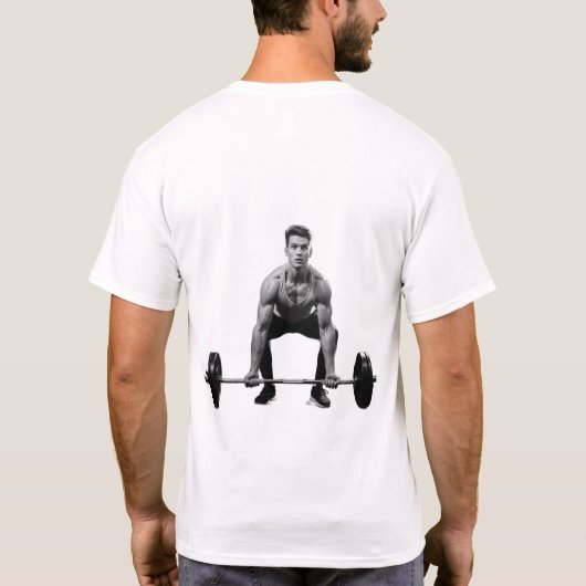 Sore Today Strong Tomorrow フィットネス ジム 引用 – モチ Tシャツ (裏面)
