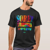 Sore Today Stronger Tomorrow Workout Motivational  Tシャツ (正面)