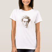 Søren Kierkegaard - Existentialistの哲学者 Tシャツ (正面)